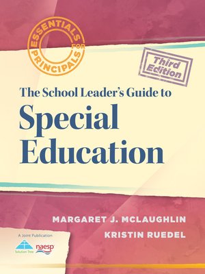 cover image of The School Leader's Guide to Special Education